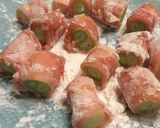 少し中華♥豆腐と白ネギの甘辛豚肉巻き作り方4写真