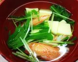 たまご豆腐とかにかまのスープ作り方6写真