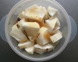 レンジで簡単☆山芋の煮っころがし。作り方2写真