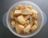 レンジで簡単☆山芋の煮っころがし。作り方4写真