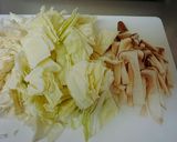 すぐできる♪キャベツときのこの和風パスタ作り方2写真