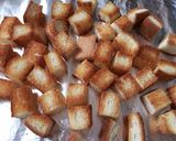 簡単！食パンでサクサクラスク♪作り方2写真