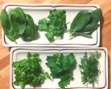 簡単シンプル☆豚肉のハーブ＆薬味添え作り方4写真