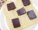 かわいい♡チョコバナナトースト作り方1写真