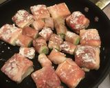 少し中華♥豆腐と白ネギの甘辛豚肉巻き作り方5写真
