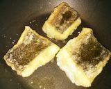 スズキのムニエルきのこ添え醤油マヨソース作り方3写真
