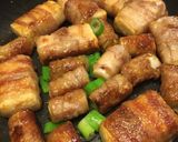 少し中華♥豆腐と白ネギの甘辛豚肉巻き作り方7写真