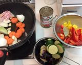 野菜のトマト煮作り方1写真