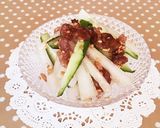 簡単！牛肉と大根ときゅうりのサラダ。作り方3写真