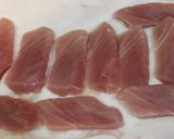 節約！刺身の残りで鮪の生姜焼き作り方1写真