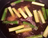 ホタテ貝柱とグリーンアスパラガスの他人丼作り方3写真