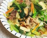 食欲そそる♡豚肉と彩り野菜の中華炒め作り方5写真