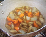 厚揚げと根菜の煮付け作り方4写真