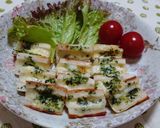 竹輪のチーズ磯辺焼き♡作り方5写真