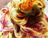 酵素丸ごと♡赤カブのうに風味ローパスタ♡作り方1写真