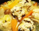 木耳が決め手の肉団子！白菜と春雨のスープ作り方7写真