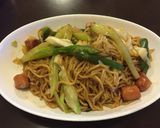 創味シャンタンDX入りソース焼きそば作り方4写真
