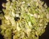卵とキャベツとアボカドのカレー炒め作り方4写真