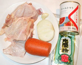 簡単！鶏もものトマト煮♪クリスマスの夕食作り方1写真