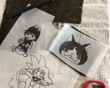 海苔アート✂️ キャラ弁 ☆ ジバニャン作り方2写真
