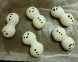 しっとり♡雪だるマン！！な白パン作り方8写真
