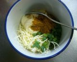 おからDiet♪ネギマヨカレー焼き♪作り方3写真