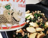 シャンタン風味!エリンギチキンパスタ作り方2写真