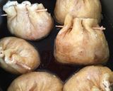 豚挽き肉とうずらの卵の巾着作り方8写真