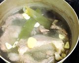 スジと大根とこんにゃくの味噌煮込み作り方2写真