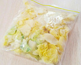 いつでも使える！白菜の冷凍保存作り方7写真