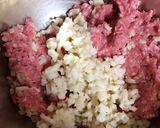 うどんでかさ増しハンバーグ☆作り方3写真
