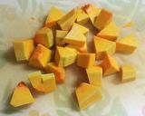 ひょうたんかぼちゃのプリンケーキ作り方1写真
