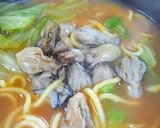 簡単！牡蛎ラーメン♪作り方3写真