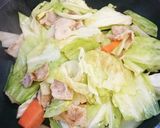 お一人様ランチにも♪だしソース焼きうどん作り方2写真