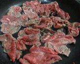 簡単✿焼き肉のタレで牛肉のスタミナ焼き作り方3写真