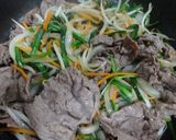 簡単✿焼き肉のタレで牛肉のスタミナ焼き作り方4写真