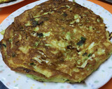 お好み焼きのようなふわふわ卵焼き作り方4写真