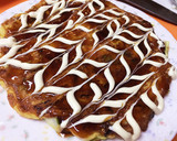 お好み焼きのようなふわふわ卵焼き作り方5写真