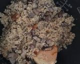 炊飯器で！豚ロースとキノコの玄米ピラフ作り方9写真