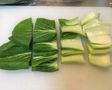 豚トロとチンゲン菜の中華炒め作り方1写真