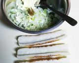 長ねぎ、ゆず胡椒マヨ乗せ♡ちくわボート作り方1写真