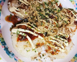 里芋とキャベツのお好み焼き風♪作り方6写真