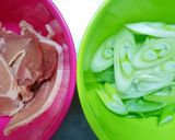 鶏肉とネギの塩だれ炒め作り方1写真