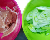 鶏肉とネギの塩だれ炒め作り方1写真
