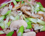 鶏肉とネギの塩だれ炒め作り方6写真