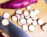 さつまいもとリンゴのハチミツ煮作り方1写真