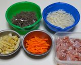 鶏の炊き込みご飯作り方1写真