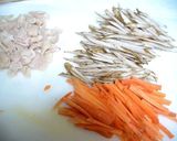 ＊**鶏皮入りきんぴらごぼう**＊作り方1写真