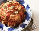 すり身とシーチキンの田舎風パスタ作り方10写真