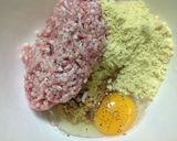 ヘルシー♪納豆と高野豆腐入りハンバーグ作り方1写真